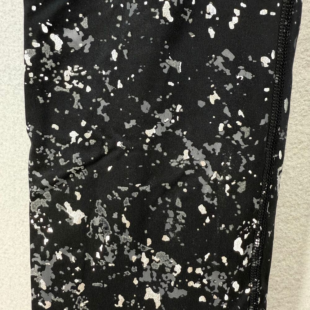 Lululemon Wunder Tight Leggings Women's 4 Black Silver Special Edition Shine - Picture 4 of 14